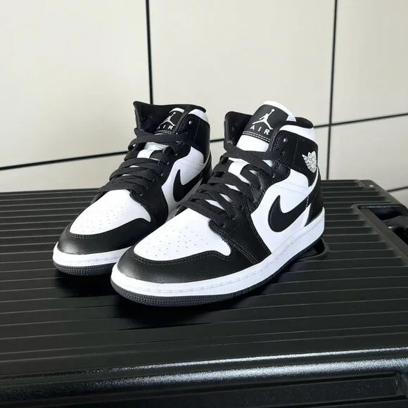 Nike Air Jordan 1 Mid SE AJ1 Panda Elephant Men Casual Shoes Sneakers